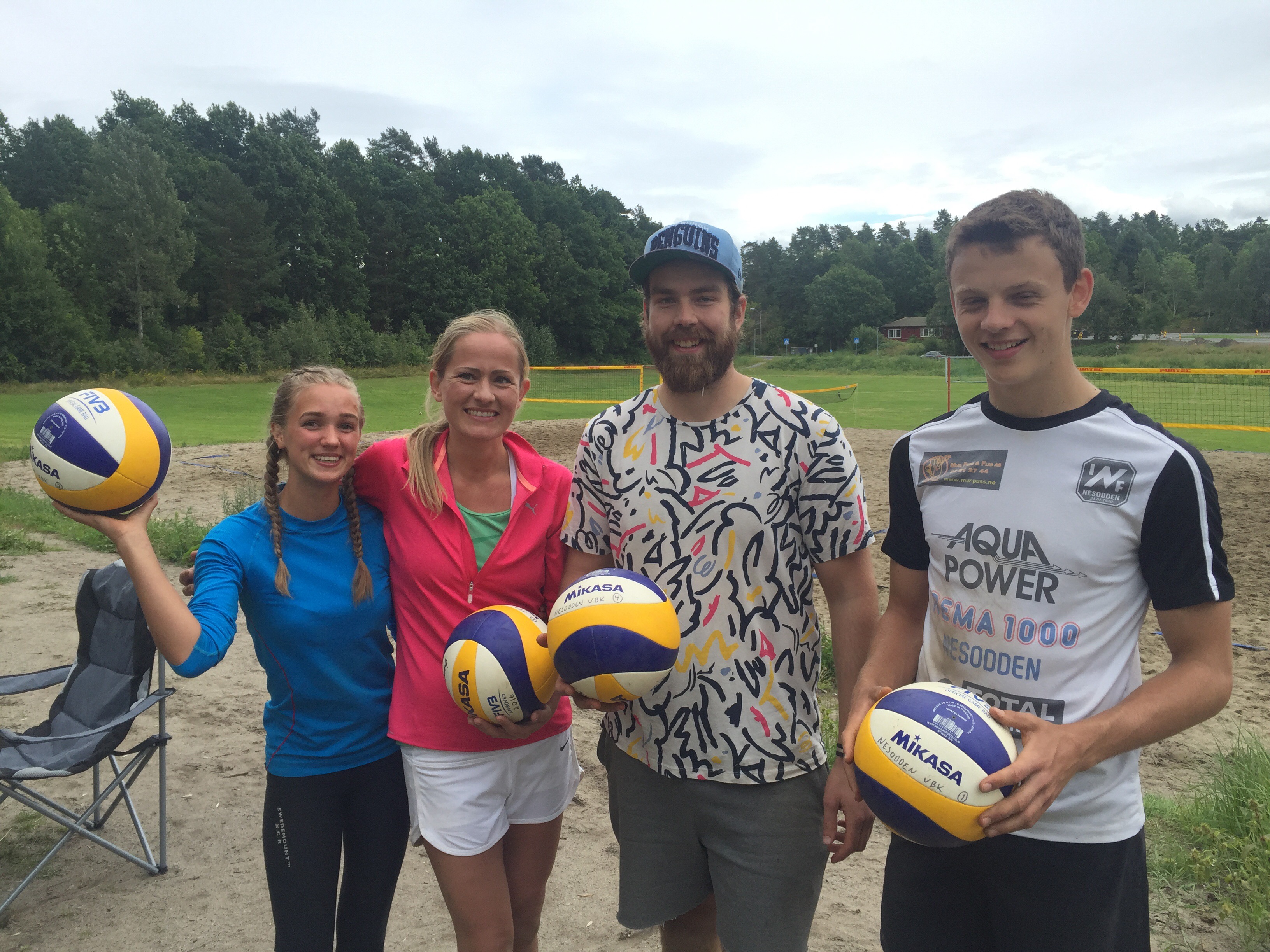 Nesoddens beste sandvolleyballspillere